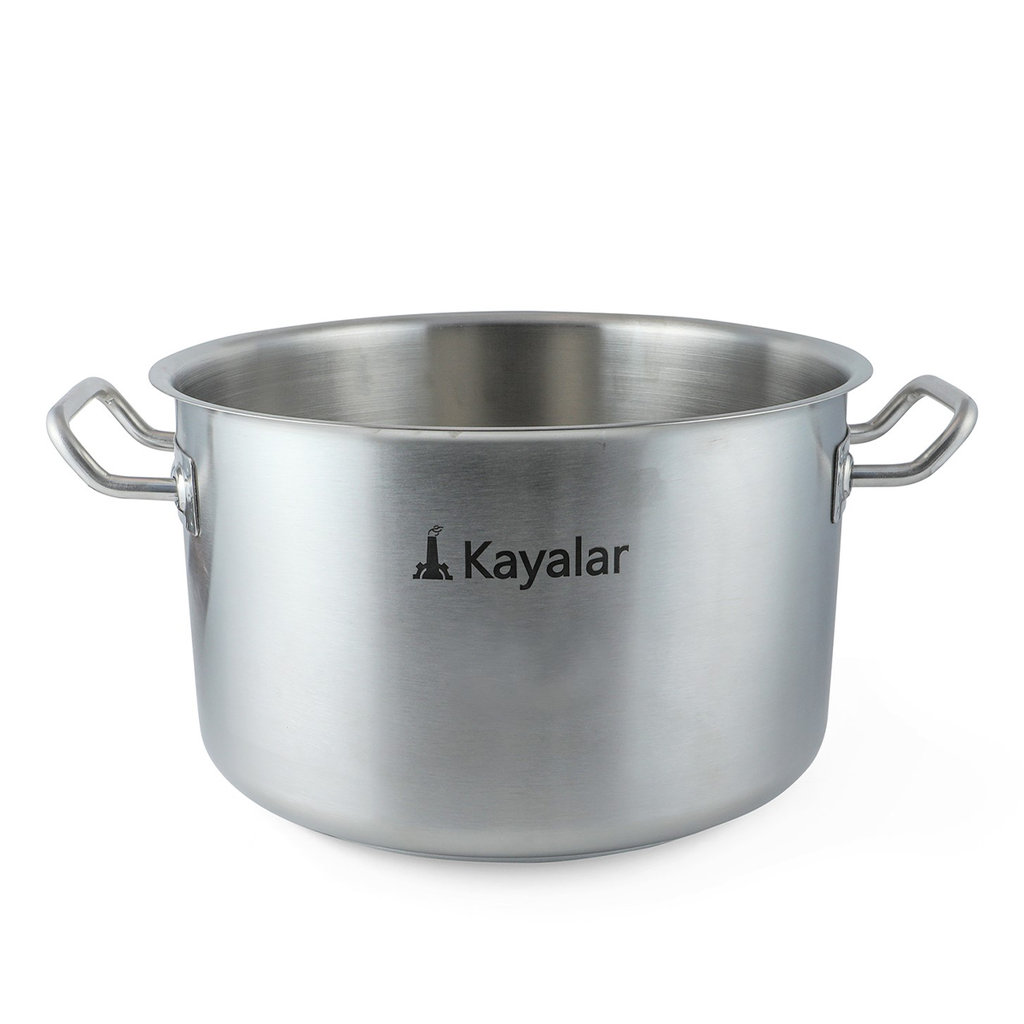 Kayalar Stainless Steel Stew Pot Middle with Out Lid 30 Liter / 152101318