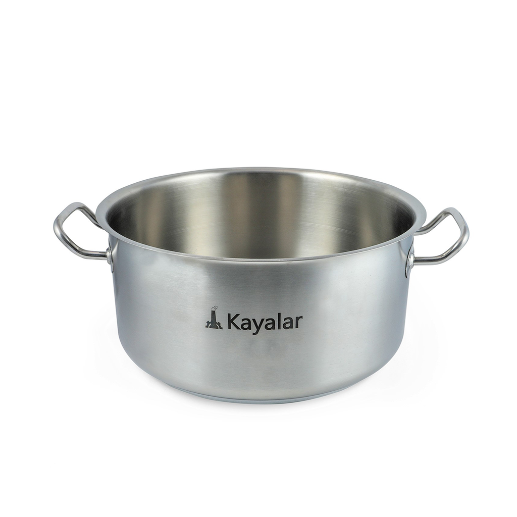 Kayalar Stainless Steel Stew Pot Sha Literow with Out Lid 10.4 Liter / 152101335