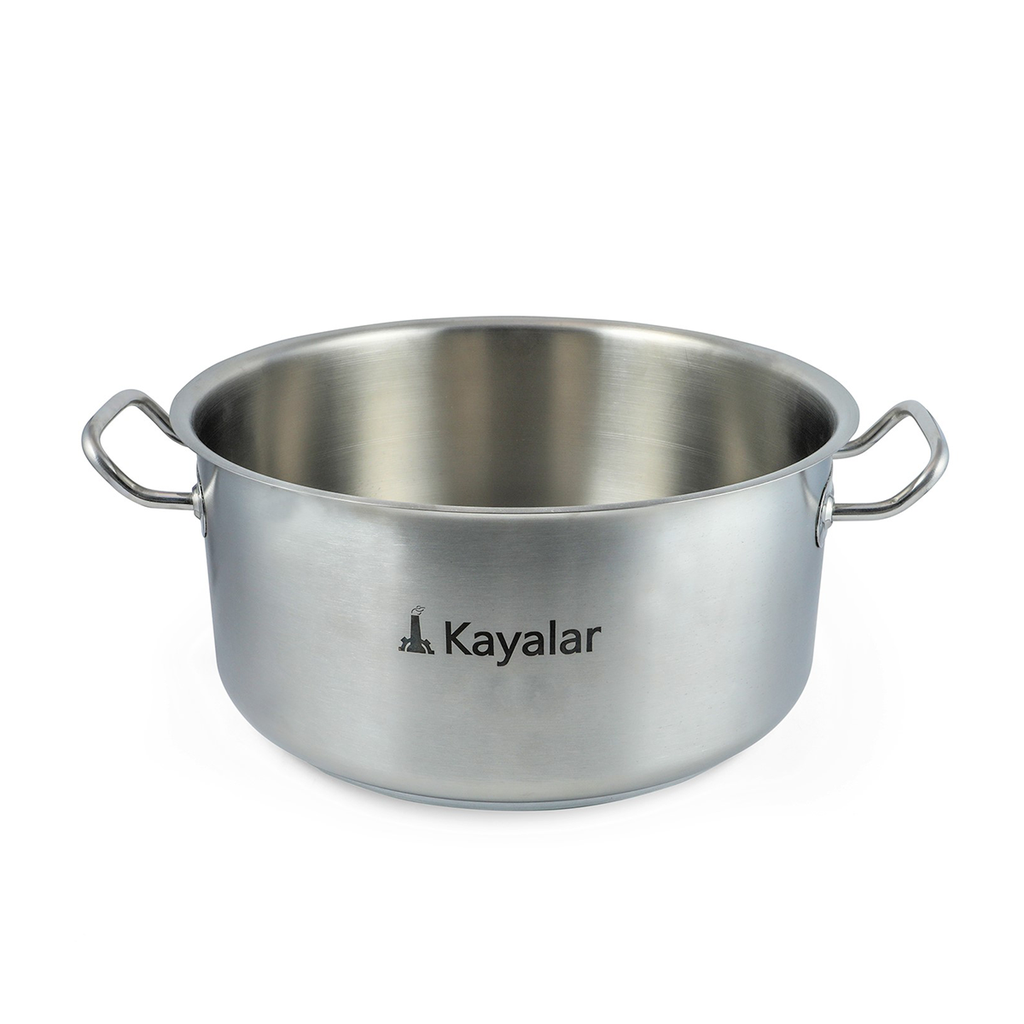 Kayalar Stainless Steel Stew Pot Sha Literow with Out Lid 12 Liter / 152101315
