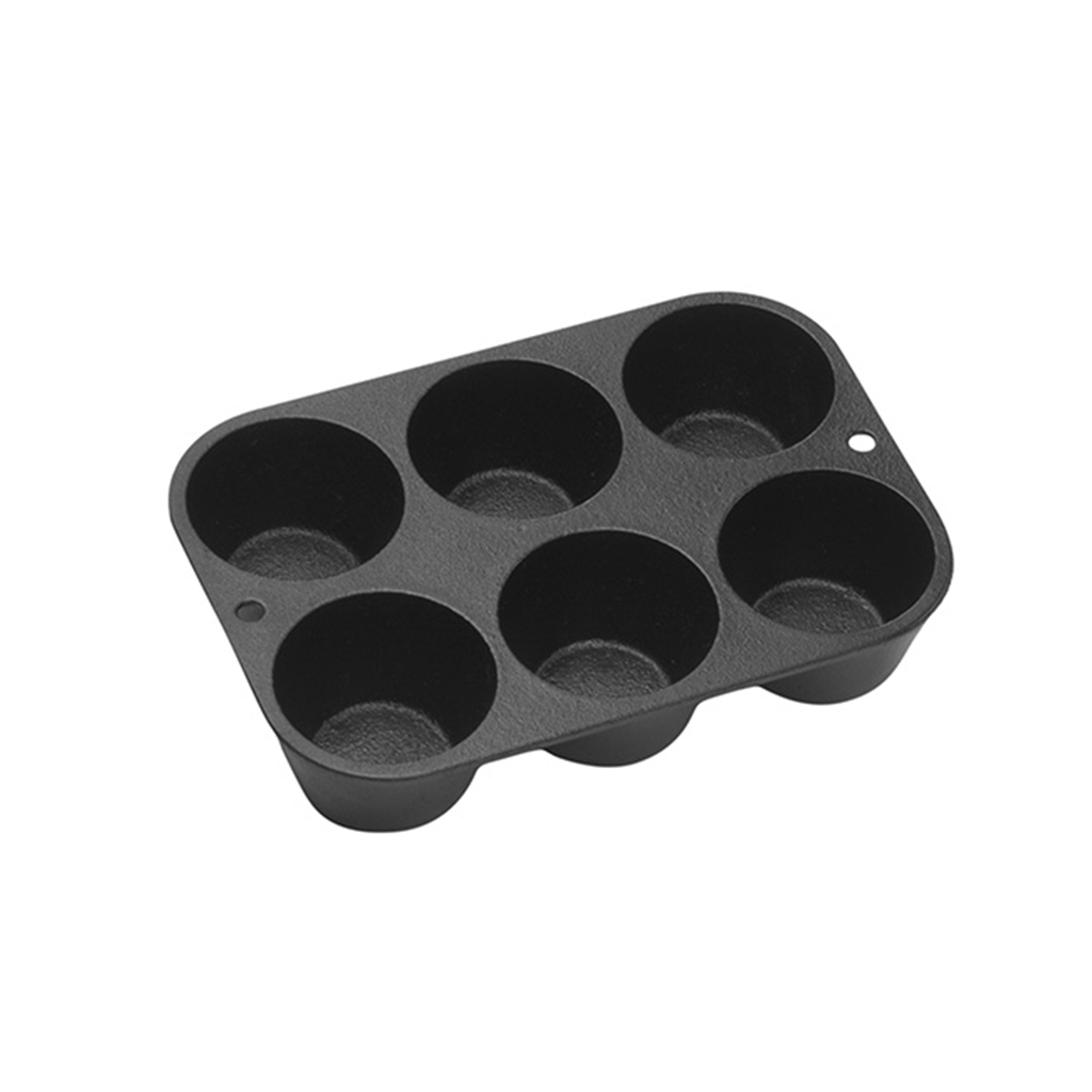 Lodge Cast Iron Muffin Pan 6 Impressions / L5P3