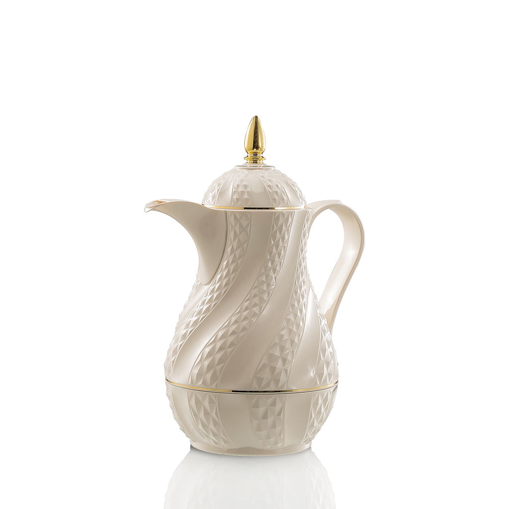 قارورة قهوة بيضاء وردية مفرغة من الهواء سعة 600 مل RS-2424