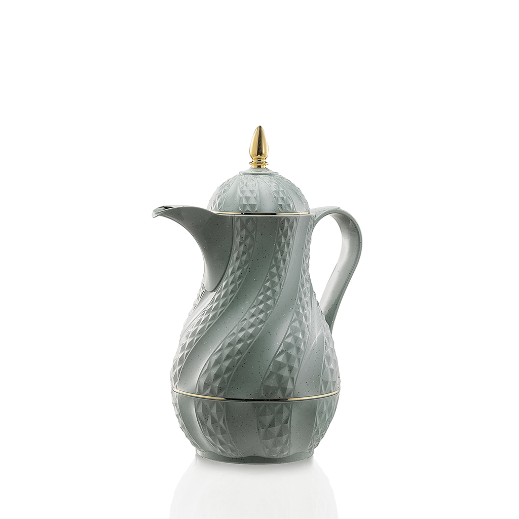 قارورة مفرغة من الهواء بقهوة وردية خضراء 600 مل RS-2424