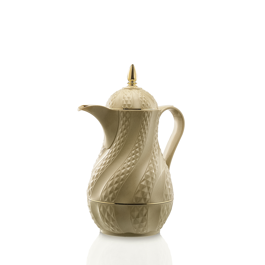 قارورة قهوة مفرغة من الهواء، لون بني وردي، سعة 600 مل، RS-2424