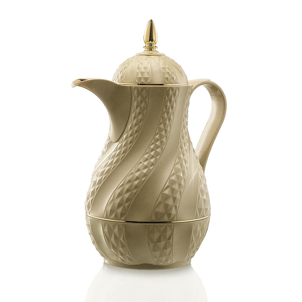 قارورة قهوة مفرغة من الهواء، لون بني وردي، سعة 1.3 لتر، RS-2424