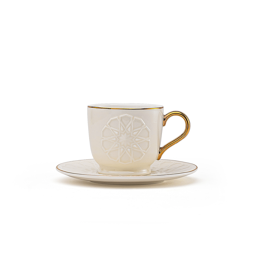 Rose 132 Model Coffe Cups Sets White / 132-COF-A01