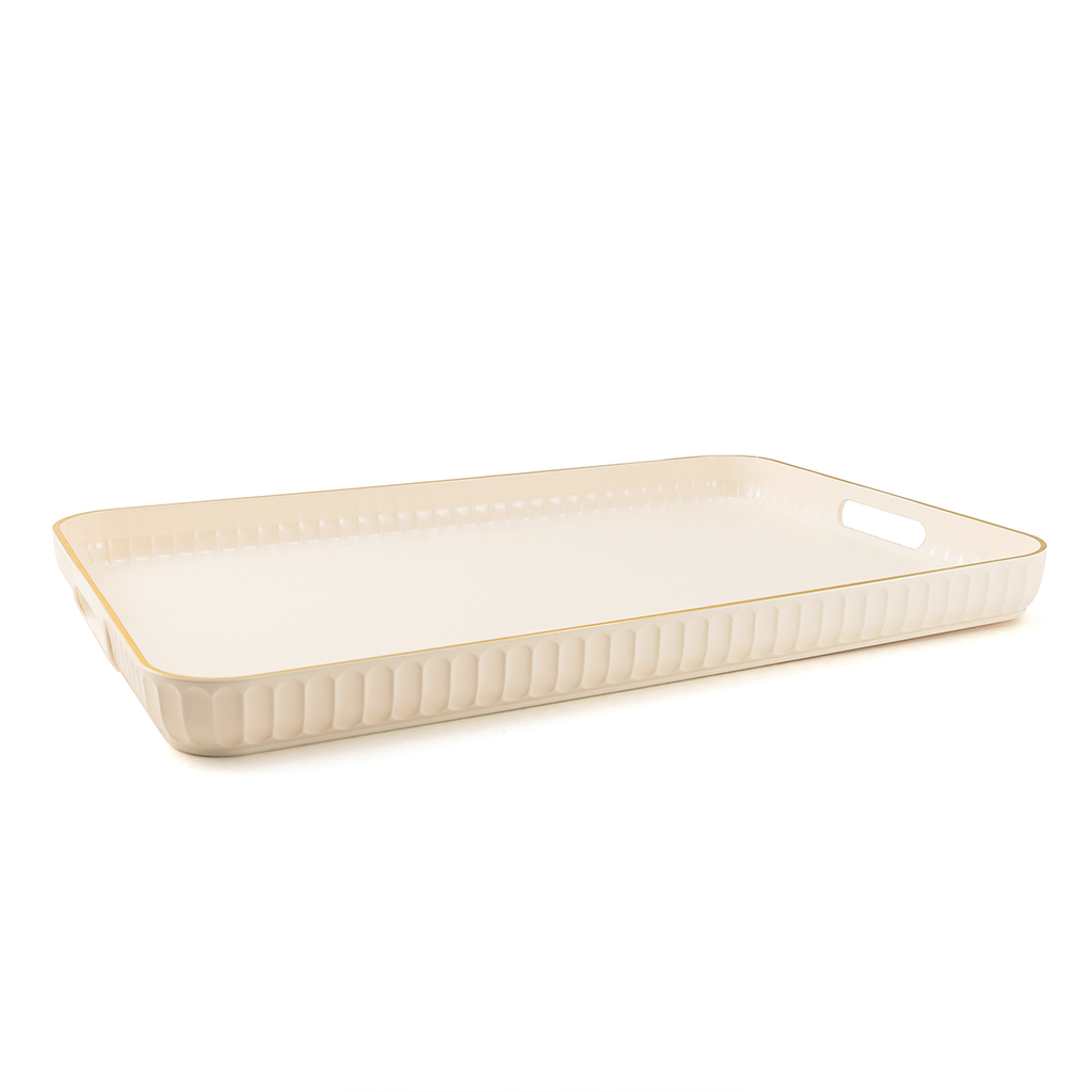 Rose Plastic Serving Tray A01 / MR-345-TR-A01