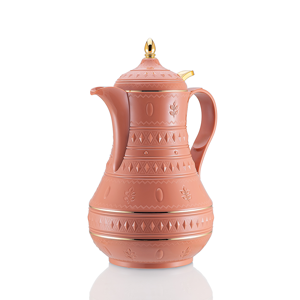 Rose Thermos RS-712 Tea Vacuum Flask 1 Liter with Push Button Cover / RS-712-10-P/A33