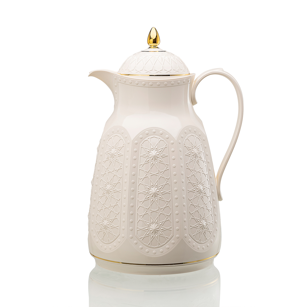 Rose 132 Model Vacuum Flask 1.3L White / RS-132-13-A01