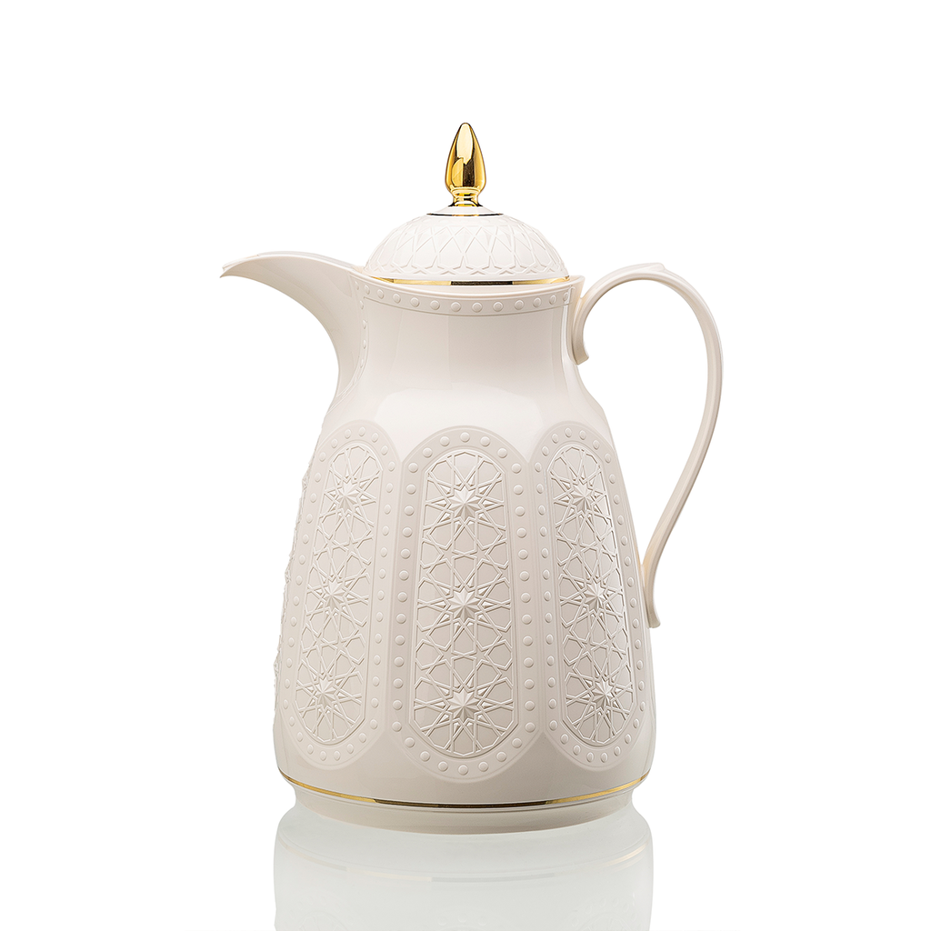 Rose 132 Model Vacuum Flask 1.0L White / RS-132-10-CF-A01