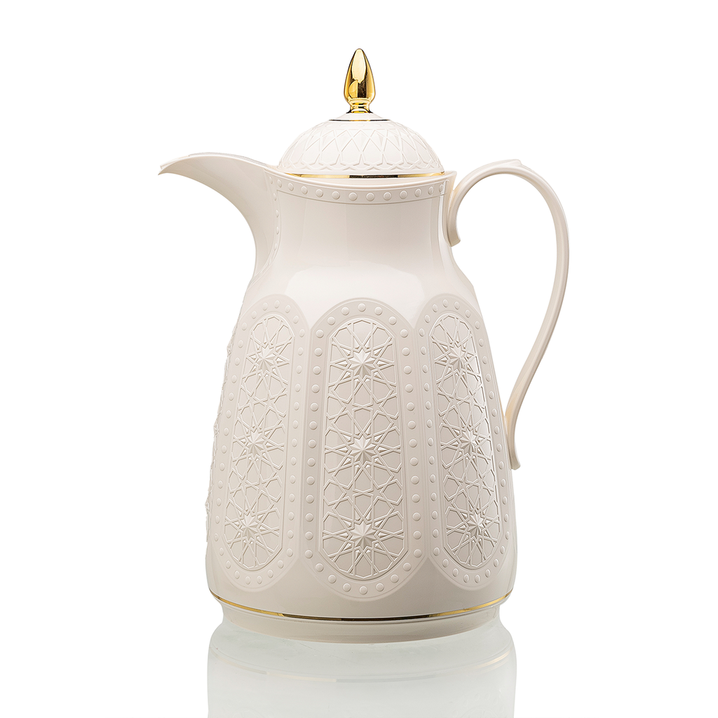 Rose 132 Model Vacuum Flask 1.3L White / RS-132-13-CF-A01