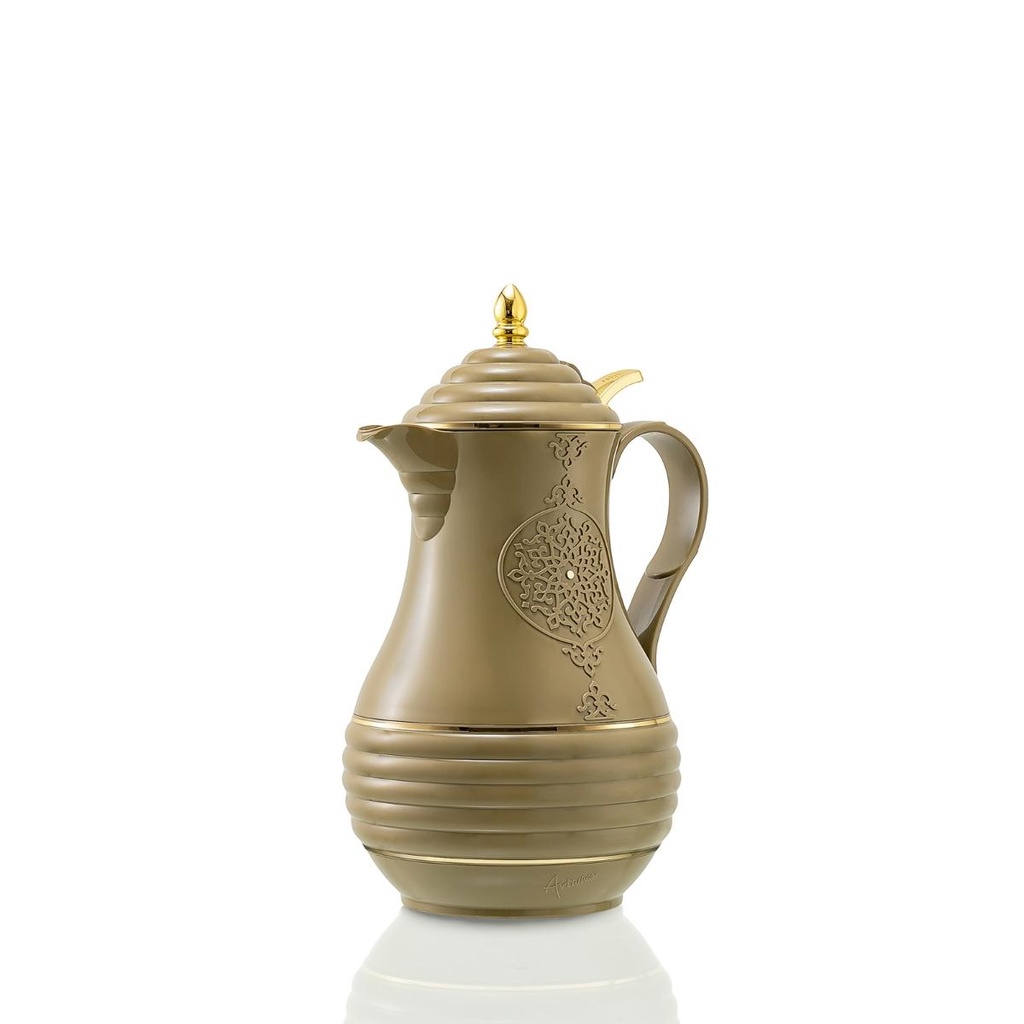 Artivira Tea Vacuum Flask 0.65 Liter with Push Button Cover Grey / PB57-06-C03