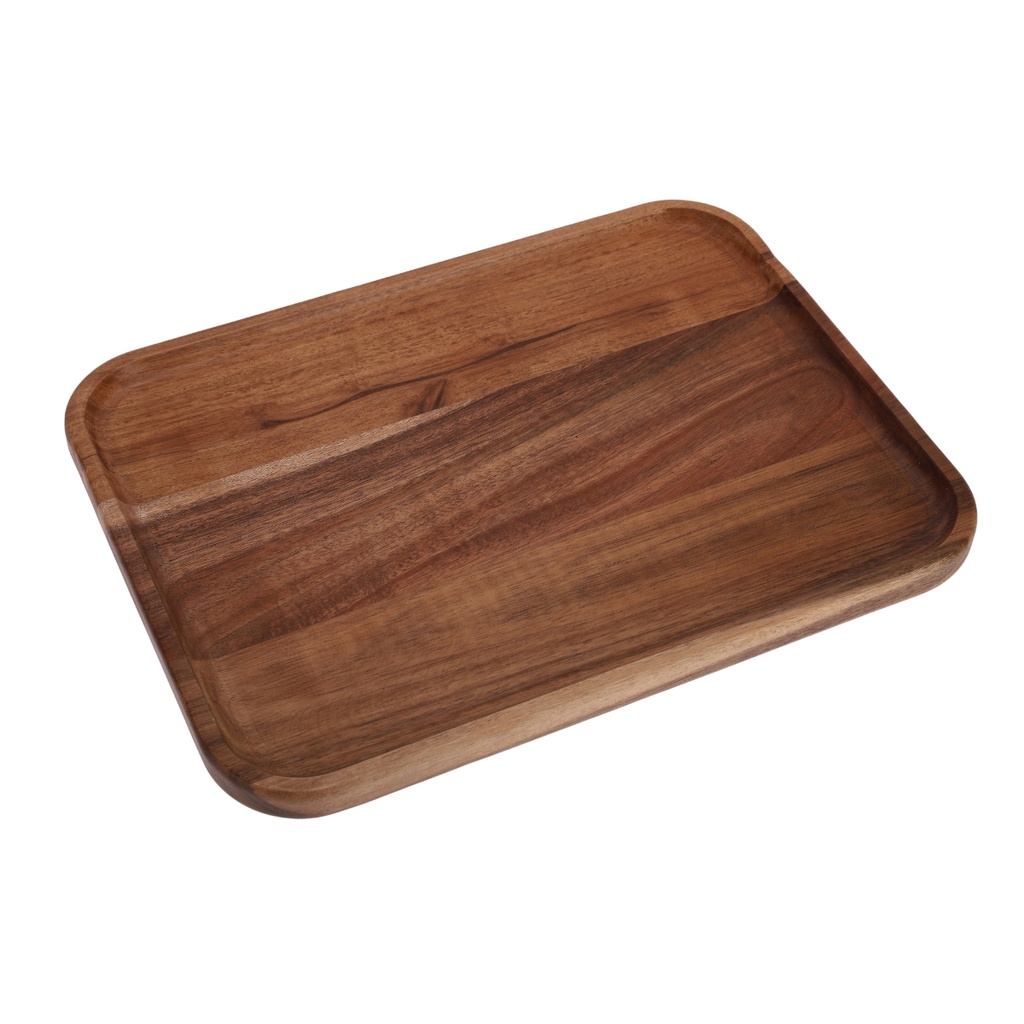 Vague Rectangular Wooden Tray 40 cm