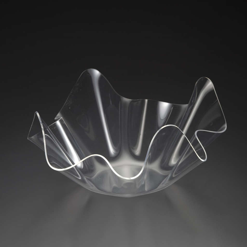 Vague Acrylic Fruit Bowl Clear 31 cm