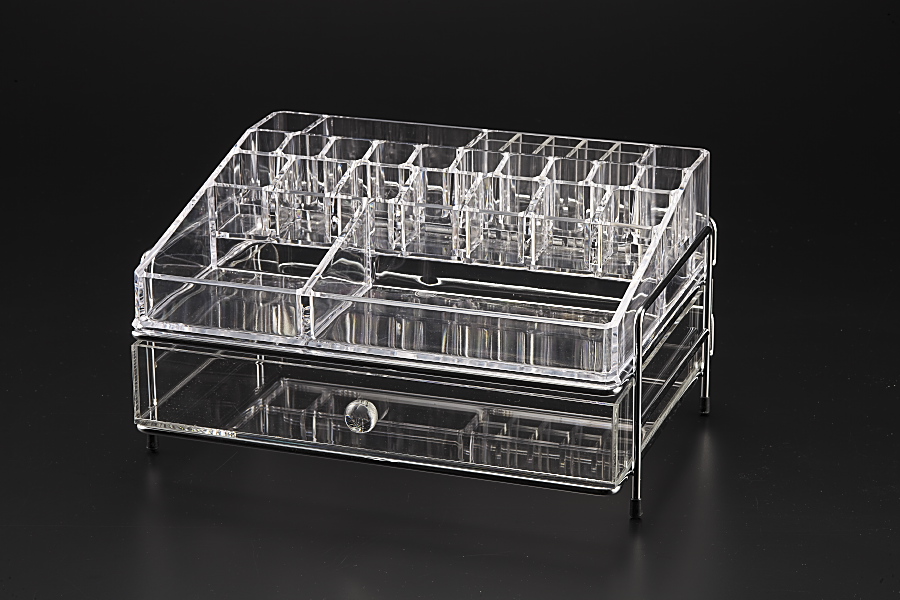 صندوق مجوهرات ومستحضرات تجميلية أكريلك درج من ڤاج