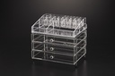 Vague Large Acrylic Cosmetic Jewelery Box 3 Drawer