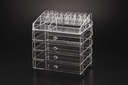 Vague Large Acrylic Cosmetic Jewelery Box 4 Drawer