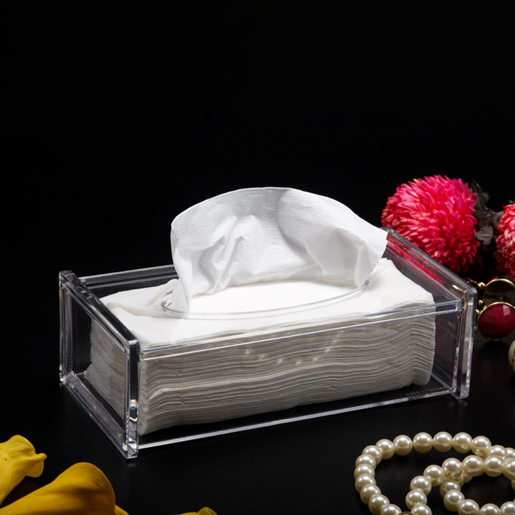 Vague Acrylic Tissue Box 27 cm