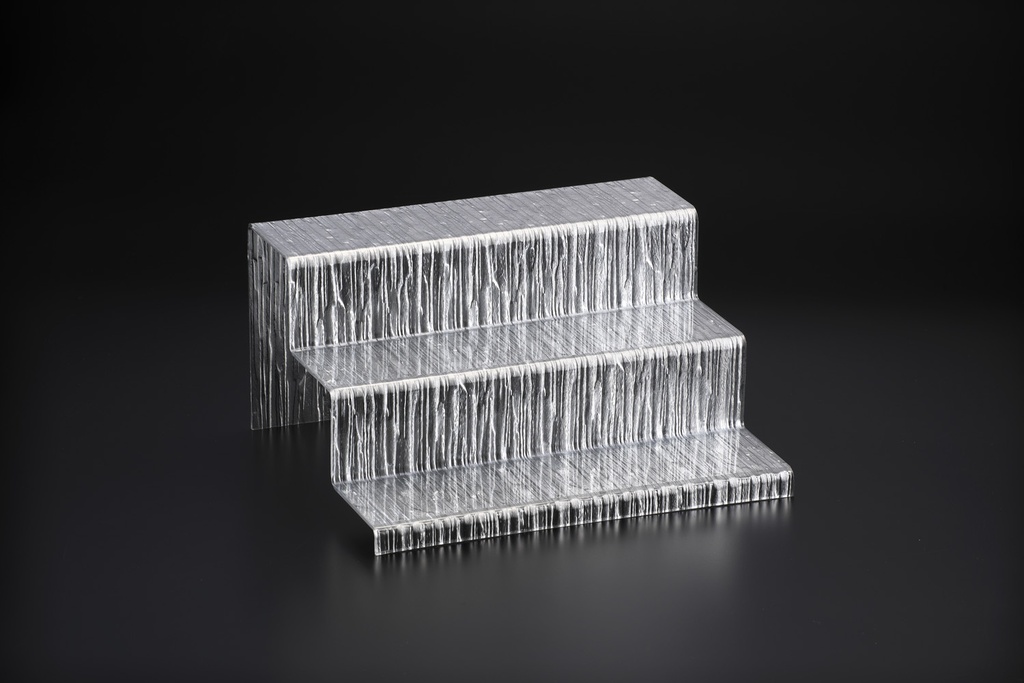 Vague Acrylic Display Dessert Set Bark M Silver Taiwan