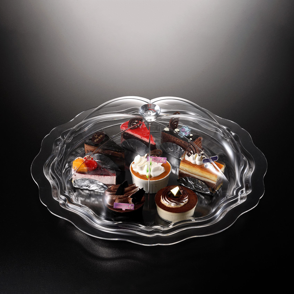 Vague Acrylic Cake & Dessert Server 50 cm