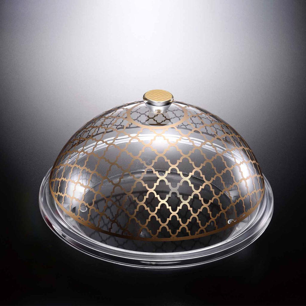 Vague Acrylic Serving Set 35 cm Golden Design