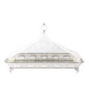 Vague Silver Rectangular Classic Steel Cake Server 50 cm