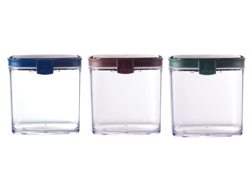 حافظة طعام مربعة محكمة الغلق 1.1 لتر