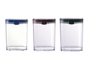 Vague Plastic Square Food Container 1.5 Liter