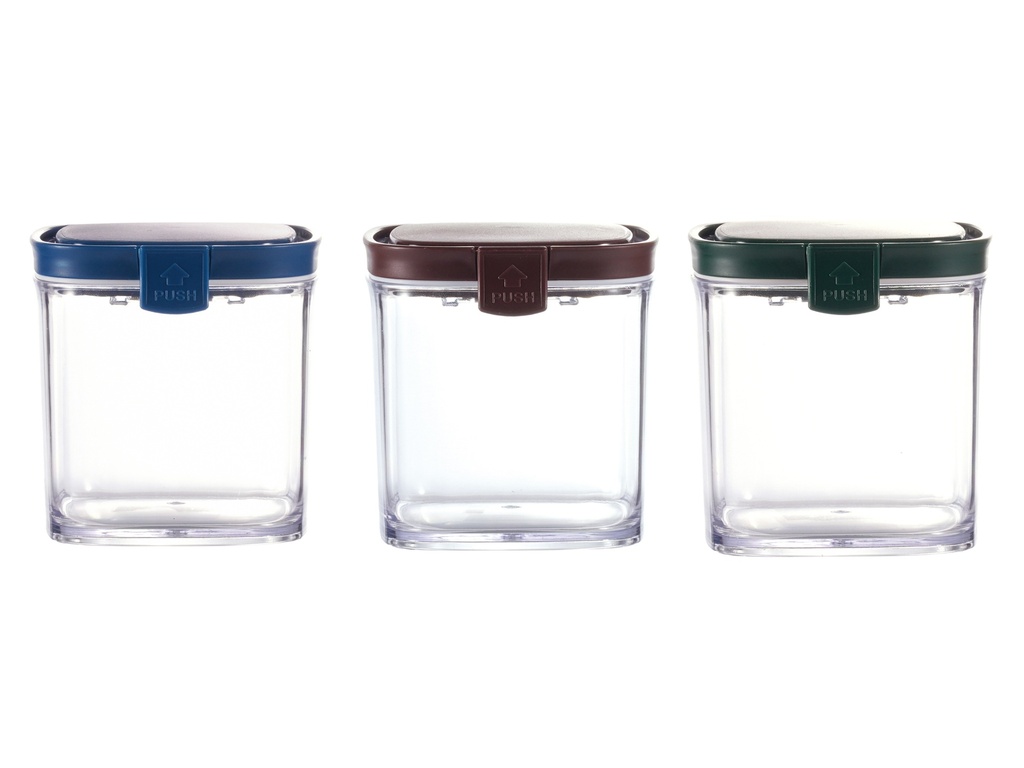 Vague Plastic Square Food Container 500 ml