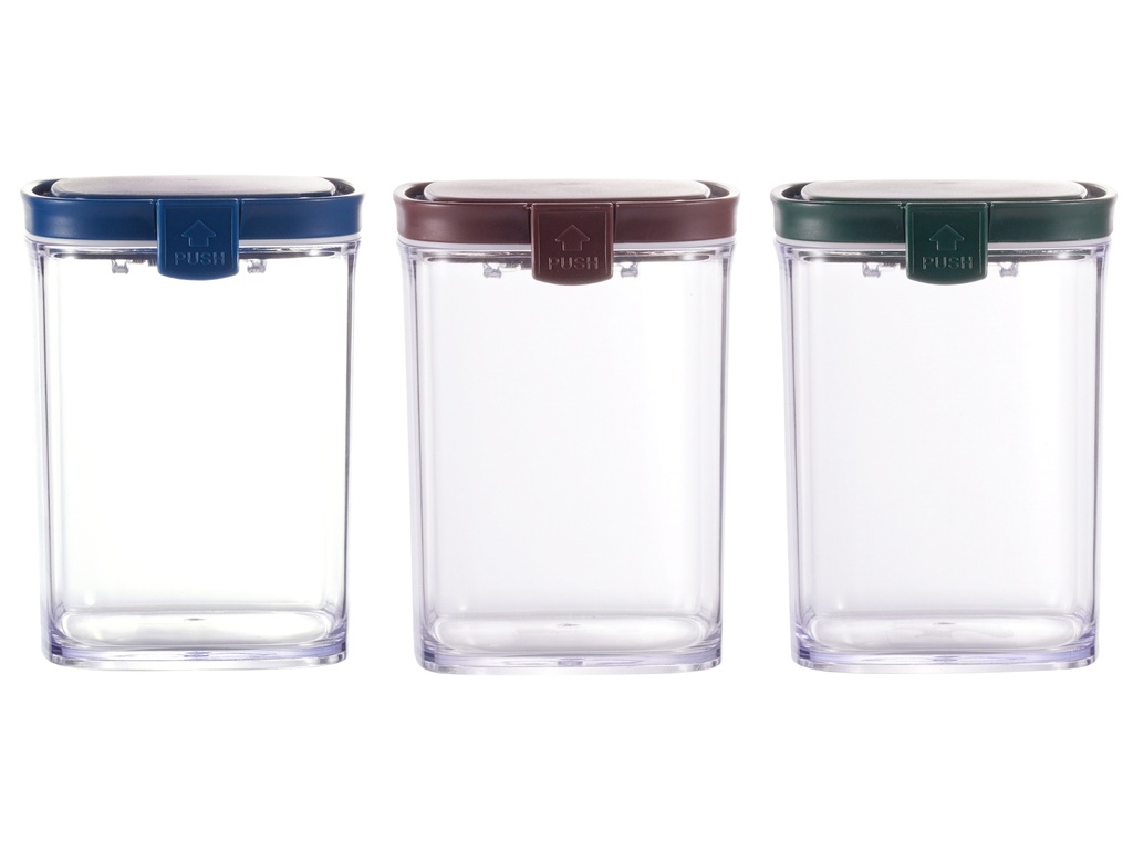 Vague Plastic Square Food Container 700 ml