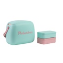 Polarbox 6 Liters Summer Pop Cooler Bag with 2 Containers Verde Agua - Rosa / 9348