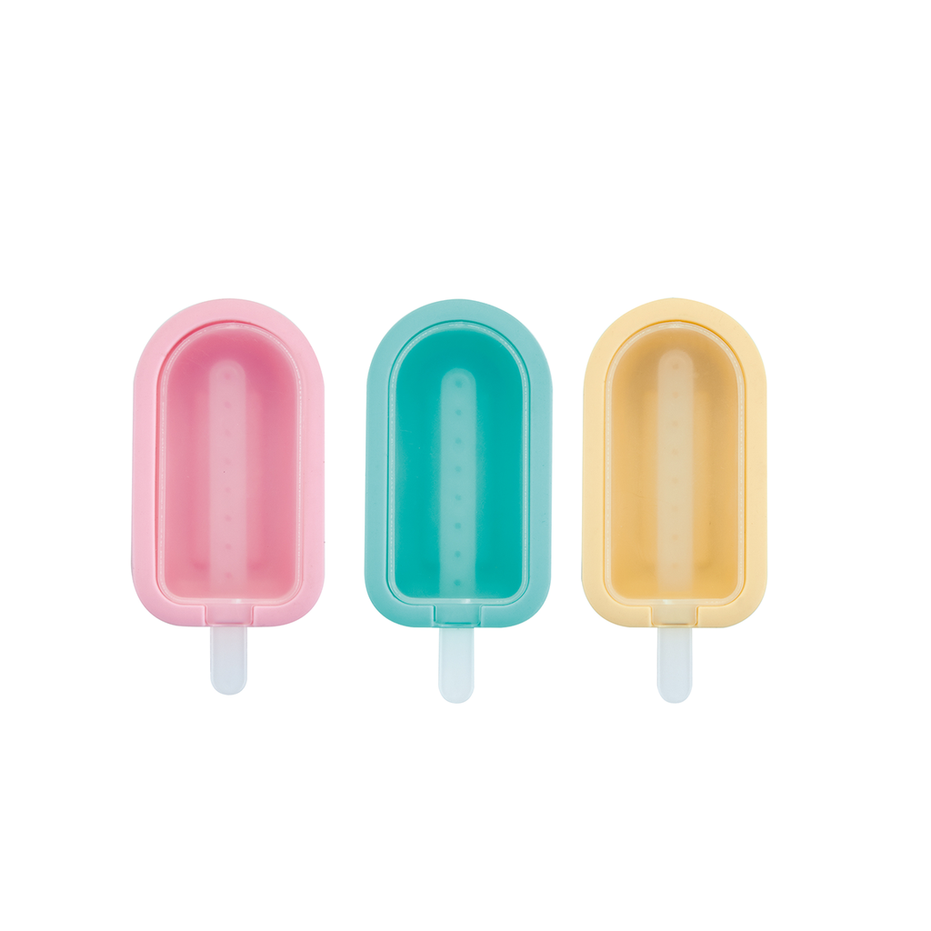 Vague Silicone Silicone Ice Cream Mould Set of 3 Plastics