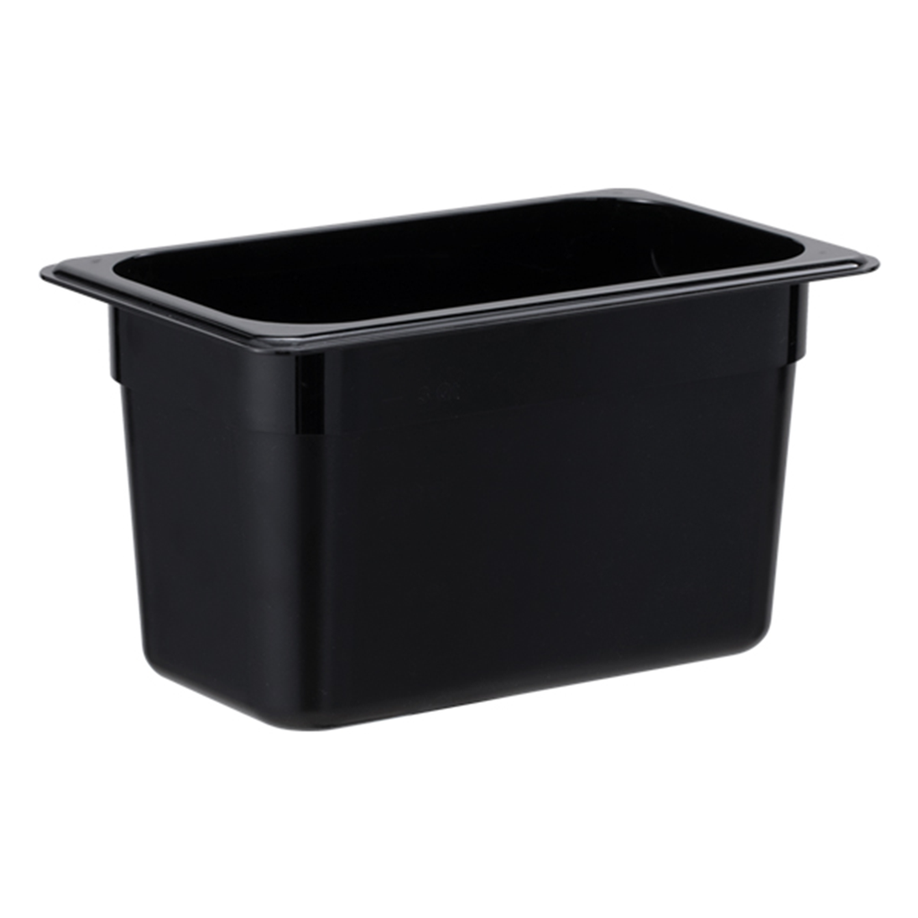 Vague Black PC GN Pan 1/4, 150 mm