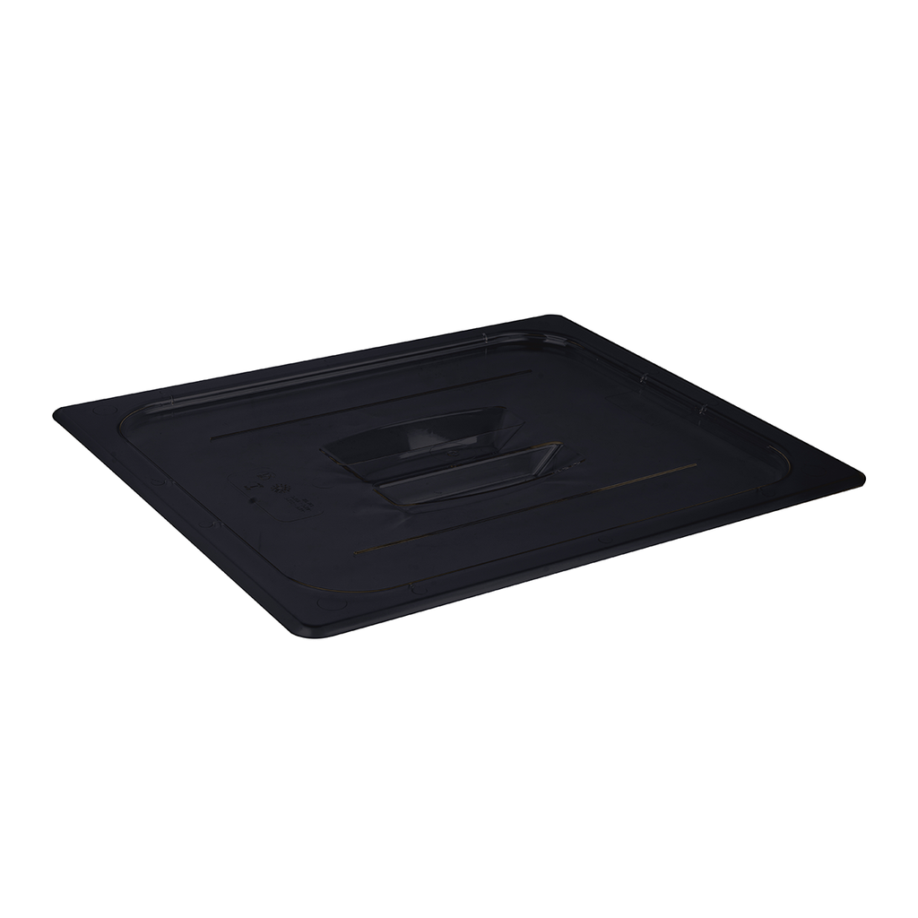 Vague Black PC GN Pan 1/2 Lid with Handle