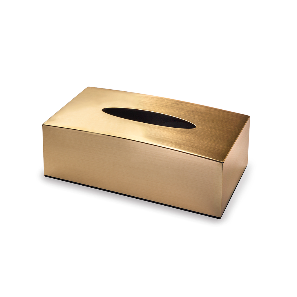 Vague Acrylic Tissue Box Metal Finish