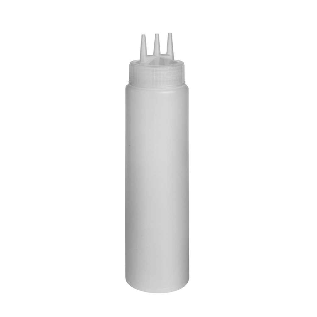Vague Triple White Nozzle Squeeze Dispenser 24 oz / 7 x 26 cm 