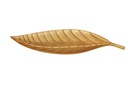 Vague Aluminium Platter with Stainless Steel Gold Finish 63 cm India