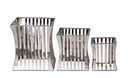 Vague Stainless Steel Square Riser Set of 3 Pieces