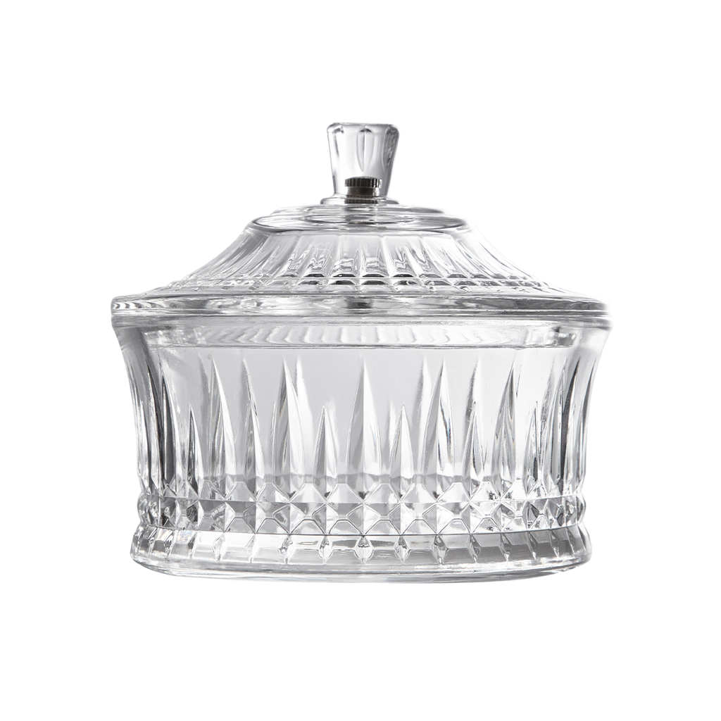 وعاء دائري أكريليك بغطاء 12 سم من ڤاج