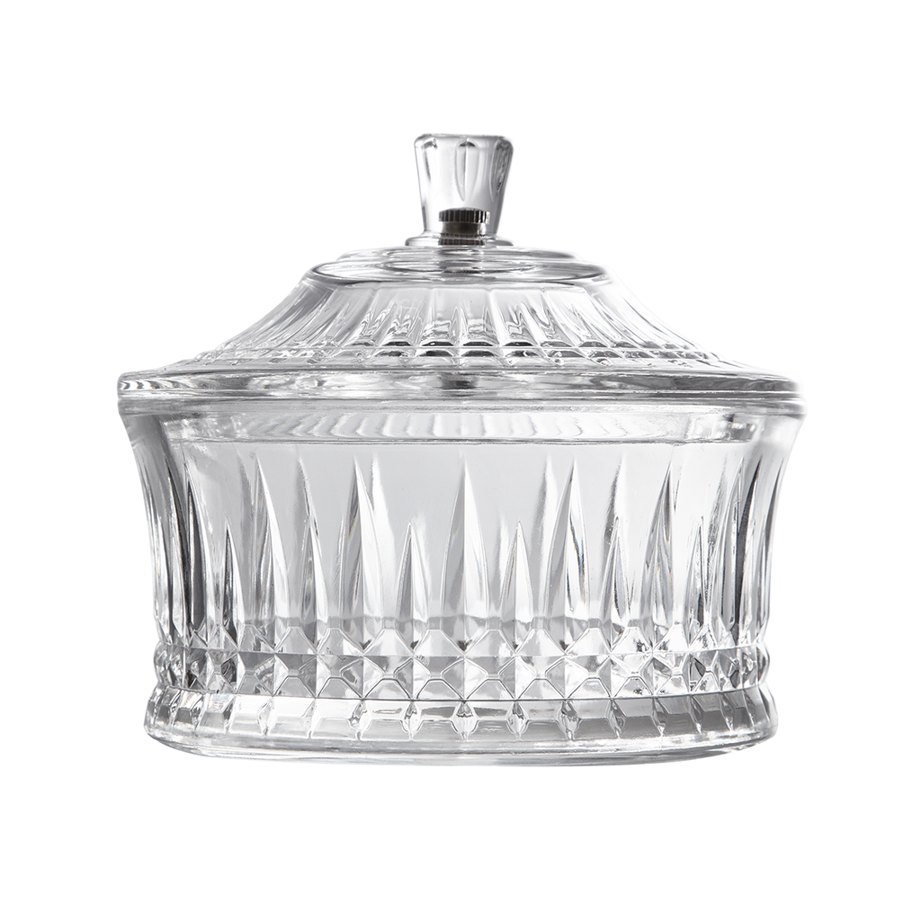 وعاء دائري أكريليك بغطاء 14 سم من ڤاج