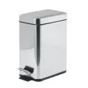 Vague 5 Liter Rectangular Pedal Bin Matt Finish / 29.2 x 14 x 31.1 cm