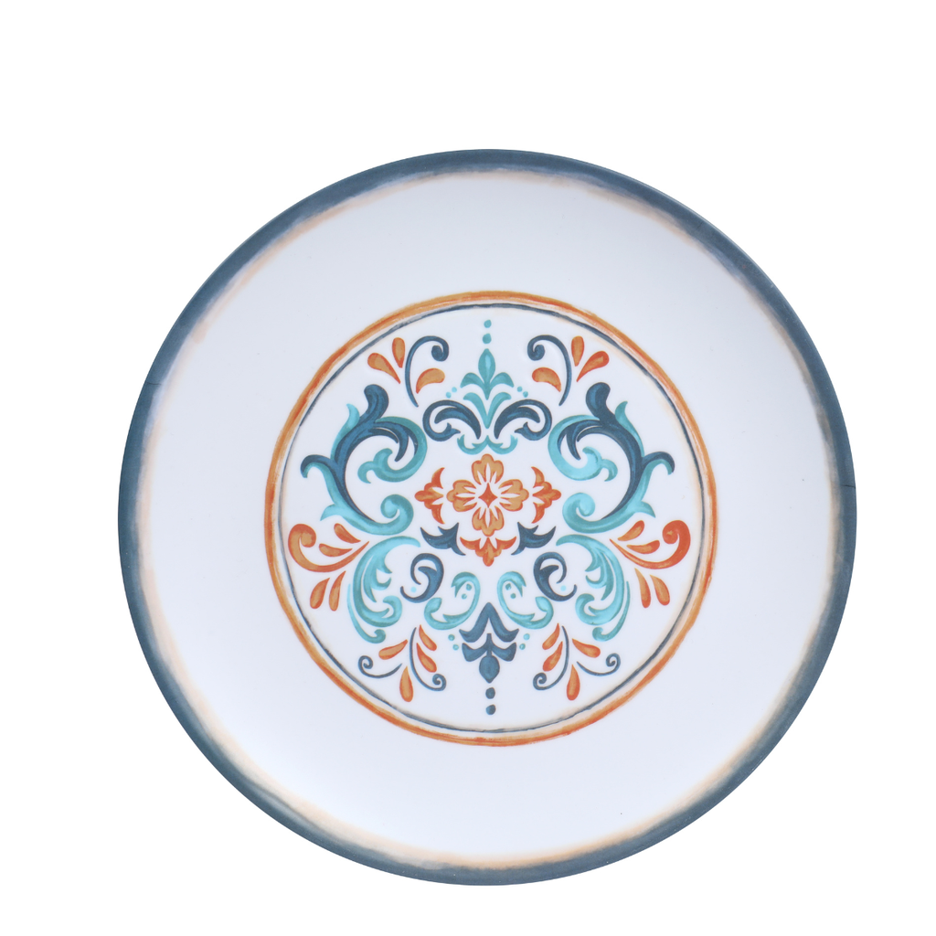Vague Melamine Plate 8.5'' Marrakech Design