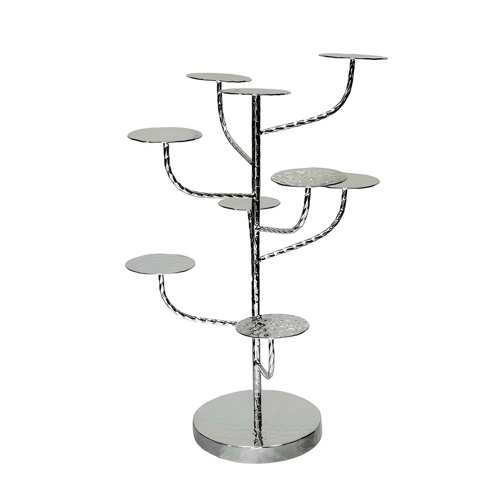 Vague Silver Food Display Stand 42 x H25 cm