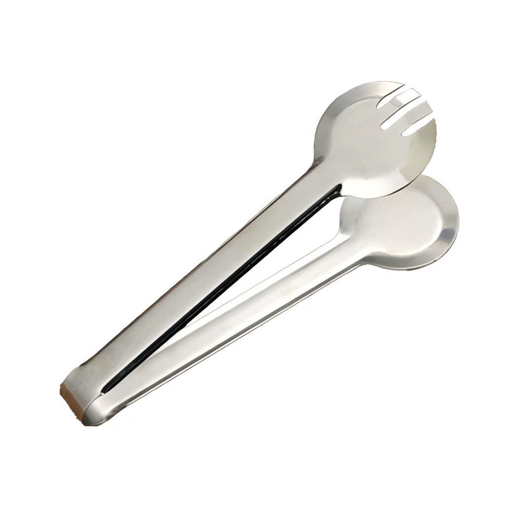 Vague Silver Food Tong 9"
