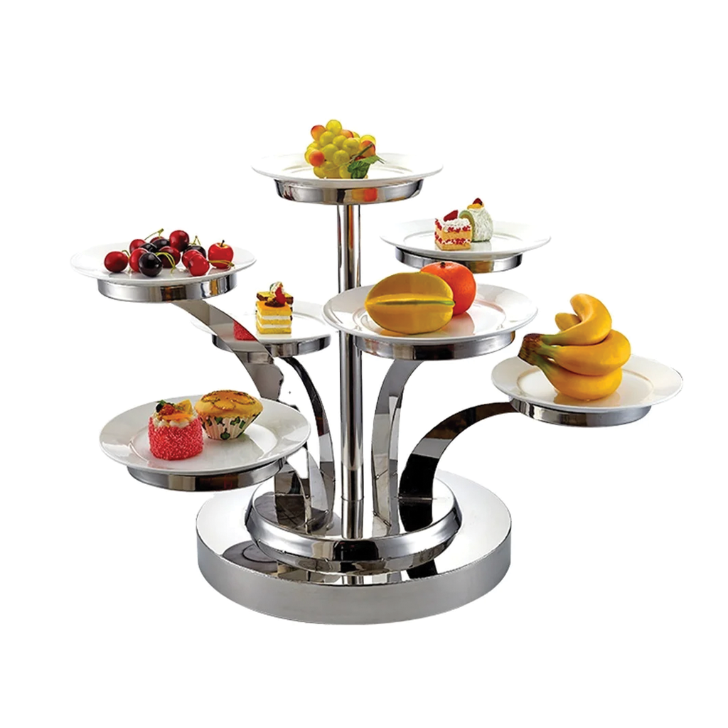 Vague Stainless Steel Food Display Stand