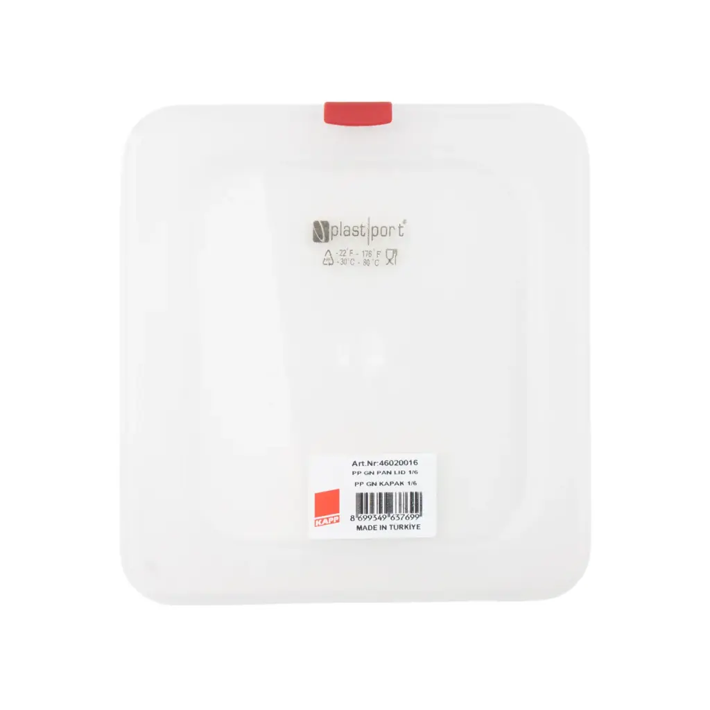 Kapp PP GN Pan Lid 1/6 / 46020016