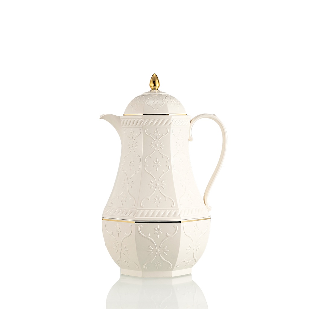 Rose Tea Vacuum Flask 0.65 Liter White / RS-624-06-A01