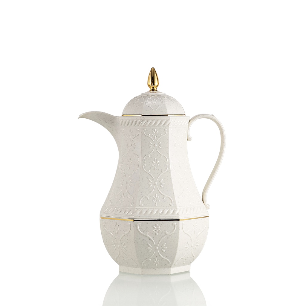 Rose Coffee Vacuum Flask 0.65 Liter Dotted White / RS-624-06-CF-A27