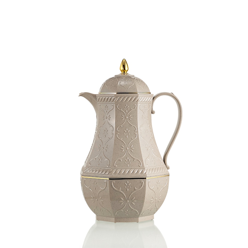 ترمس شاي 0.65 لتر بني منقط من ترامس روز