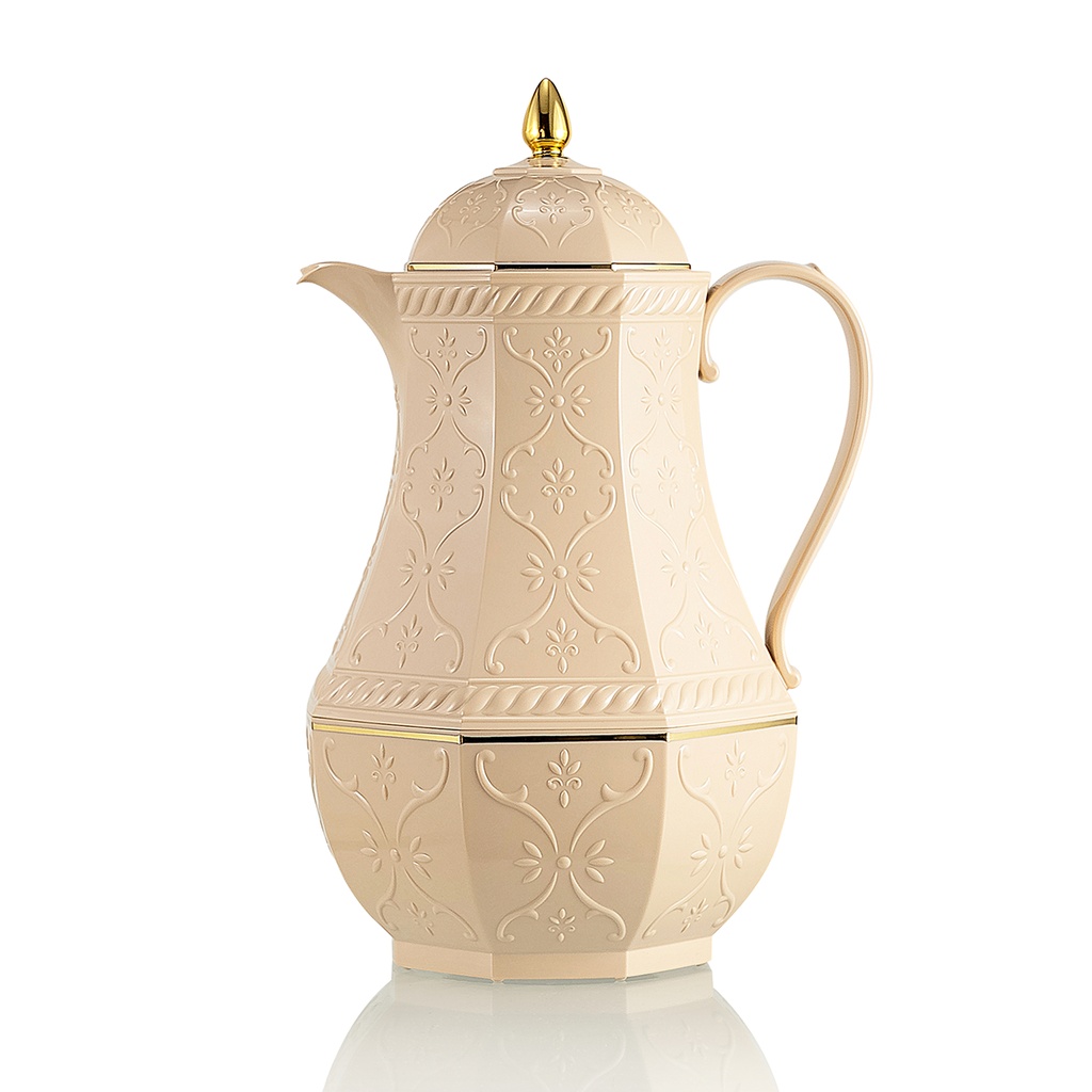 Rose Tea Vacuum Flask 1.3 Liter Liter Beige / RS-624-13-A34