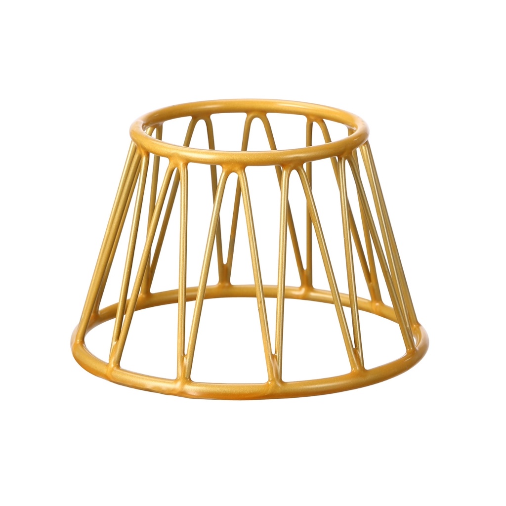 Vague Mini Golden Conic Display Stand Riser 15 cm x 10 cm x 10 cm
